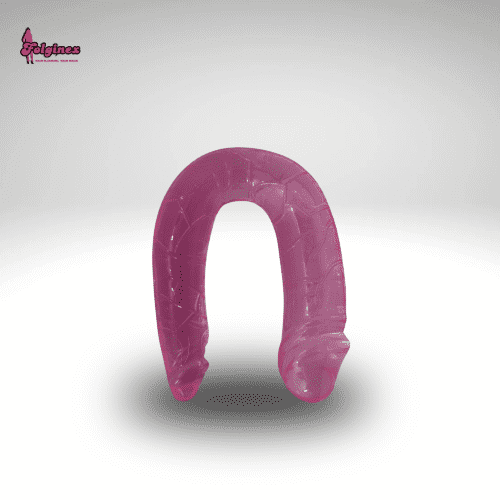 U Shape Double Ended Dildo with G-Spot Stimulation – 8 Inch Silicone Massager (Set of 2)