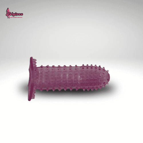 Crystal Dotted Reusable Condom Sleeve - Image 2