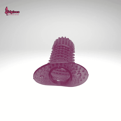 Crystal Dotted Reusable Condom Sleeve - Image 3